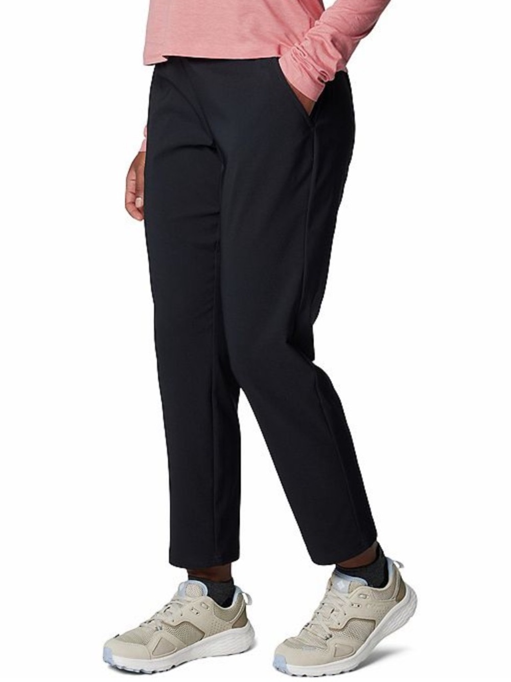 COLUMBIA All Season Pull On Pants Black M Medium $70 EUC KL